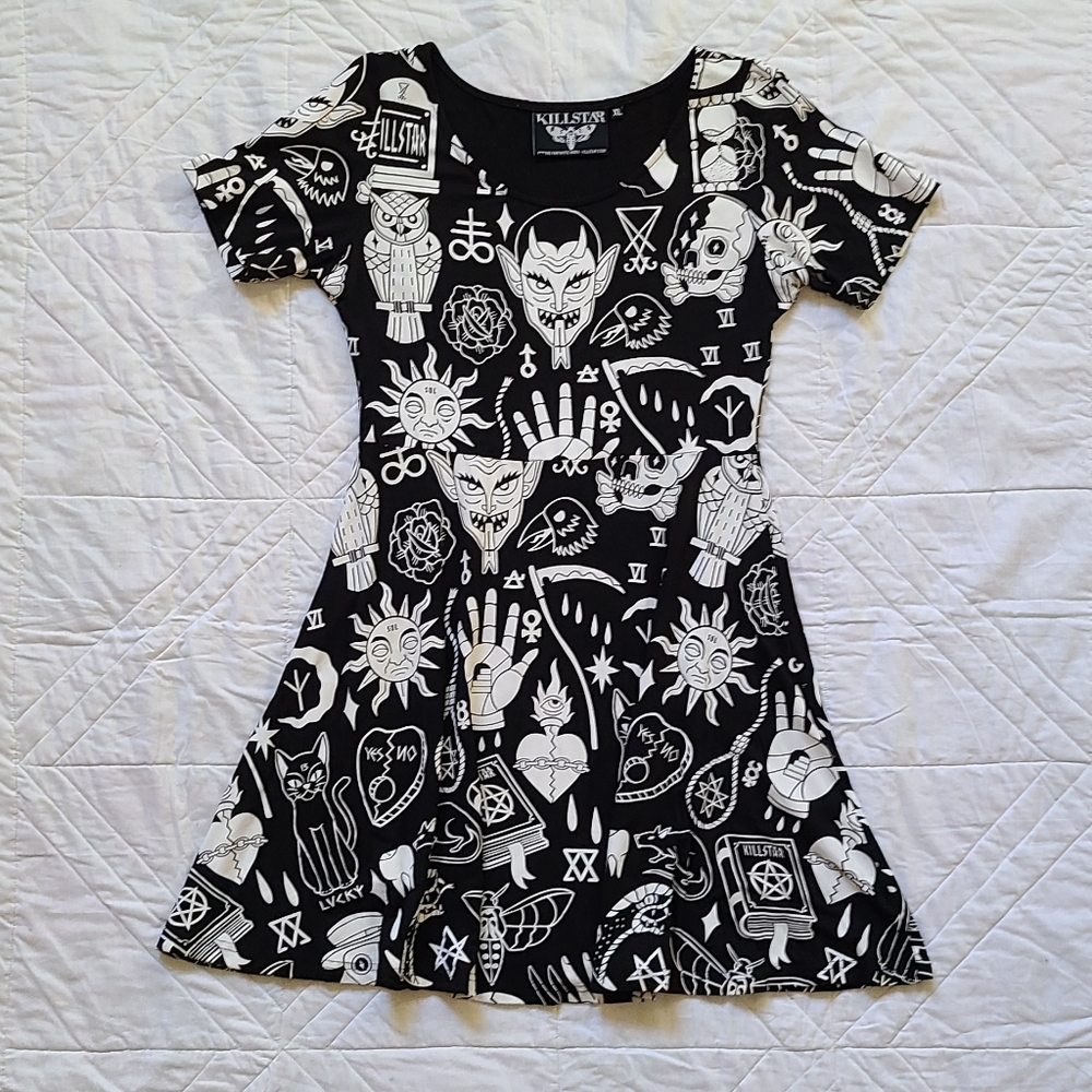 KILLSTAR Wicked Skater Dress XL